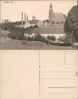 Ansichtskarte Kamenz Kamjenc Partie An Der Stadt, Fabrikanlagen 1914  - Kamenz