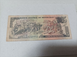 Billete Honduras 5 Lempiras, Año 1978 - Honduras