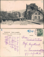 Ansichtskarte Lahr (Schwarzwald) Parade In Der Wederstraße 1907  - Lahr