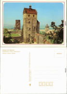 Ansichtskarte Stolpen Burg Stolpen: Siebenspitzen-, Seiger- U. Kirchturm 1987 - Stolpen