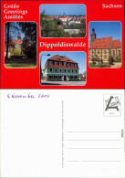 Ansichtskarte Dippoldiswalde Panorama, Kirche, Park 1997 - Dippoldiswalde