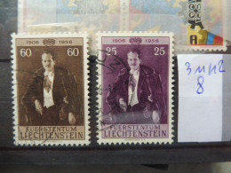 Liechtenstein 311/312 Used Oblitéré Gestempelt Perfect Parfait - Gebruikt