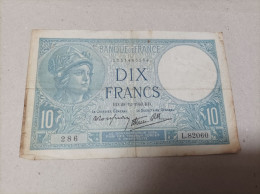 Billete Francia 10 Francs, Año 1940 - 5 F 1943-1947 ''Berger''