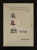 Jahrbuch Bund 1991, Postfrisch ** Wie Verausgabt - Collezioni Annuali