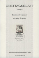 ETB 12/1979  50. Geburtstag Anne Frank, Tagebuch - 1974-1980