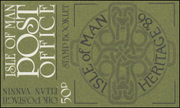 Isle Of Man Markenheftchen 10, Freimarken Kulturerbe 50 Pence 1986, ** - Man (Insel)