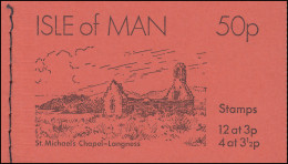 Isle Of Man Markenheftchen 0-7, Ansichten 50 Pence 1974, ** Postfrisch - Man (Ile De)