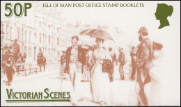 Isle Of Man Markenheftchen 13, Viktorianische Szenen 1987, ** Postfrisch - Isla De Man