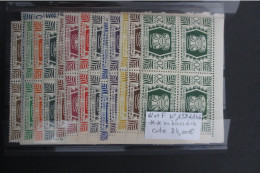WALLIS & FUTUNA N°133 à 146 EN BLOCS DE 4  NEUF** TB COTE 84 EUROS VOIR SCANS - Unused Stamps
