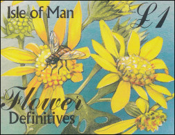 Isle Of Man Markenheftchen 41, Blumen FLOWER 1998, ** Postfrisch - Isla De Man