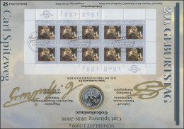 2647 Maler Carl Spitzweg - Numisblatt 1/2008 - Coin Envelopes