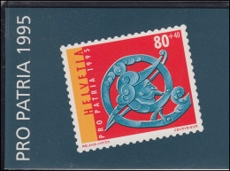 Schweiz Markenheftchen 0-100, Pro Patria Volkskunst Truhenschloss 1995, ESSt - Booklets