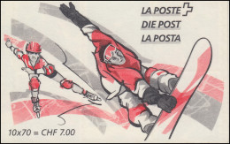 Schweiz Markenheftchen 0-111, Trendsportarten, Selbstklebend, 1998, ESSt - Markenheftchen