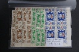 WALLIS & FUTUNA N°148 à 155 EN BLOCS DE 4  NEUF** TB COTE 84 EUROS VOIR SCANS - Unused Stamps