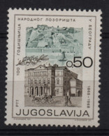 2434 Yugoslavia 1968 National Theatre MNH - Ungebraucht