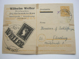 1946 ,  6 Pfg. AM - Post Karte Aus Geslsenkirchen Mit Privatzudruck - Lettres & Documents