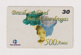 BRASIL - Anti Drug Abuse Inductive  Phonecard - Brasil