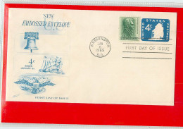 USA - EMBOSSED STAMPED ENVELOPE - FDC 1965  4c. - 1961-80