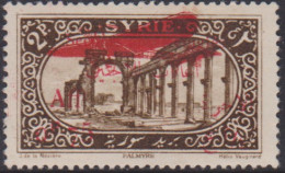 Syrie PA  34Aa** Variété Surcharge "secours Et 0,75" En Rouge - Autres & Non Classés