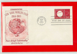 USA - EMBOSSED STAMPED ENVELOPE - FDC 1964  5c. - 1961-80