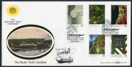 1995 GB National Trust First Day Cover, Steam Yacht Gondola, Coniston Benham BLCS 104 FDC - 1991-2000 Decimal Issues