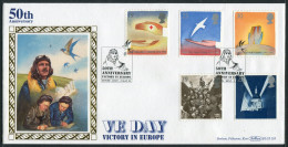 1995 GB VE Day, WW2 Victory In Europe First Day Cover, Dover RAF Benham BLCS 105 FDC - 1991-2000 Decimal Issues