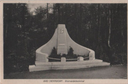 87133 - Bad Nenndorf - Bismarckdenkmal - 1929 - Bad Nenndorf