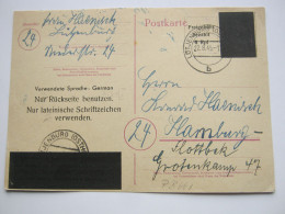 1945 , 6 Pfg. Ganzsache Aus Lütjenburg - Notausgaben Britische Zone
