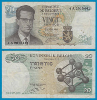 Belgien - Belgium 20 Francs Banknote 15.6.1964 Pick 138 Gebraucht     (19116 - Andere & Zonder Classificatie