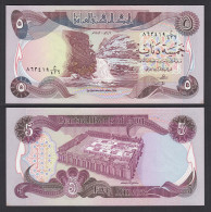 Irak - Iraq 5 Dinar Banknote 1980/1 Pick 70a Sig.21 AU (1-)   (27498 - Andere - Azië