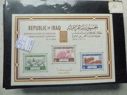 Iraq Bl Bloc Blok 4 Mnh Neuf ** Perfect Parfait - Iraq