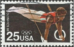 VERINIGTE STAATEN ETATS UNIS USA 1988 GALGARY OLYMPICS 25¢ USED SC 2380 YT 1806 MI 1996 SG 2363 - Gebraucht
