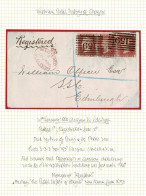 SCOTLAND GB REGISTERED GLASGOW 1880 - Cartas & Documentos