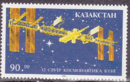1993-Kazakistan (MNH=**) S.1v."giornata Della Cosmonautica" - Kazajstán