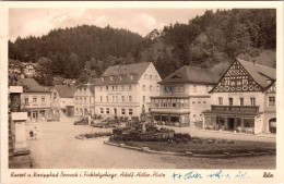 Kurort Und Kneippbad Berneck I. Fichtelgebirge , Adolf Hitler Platz (Stempel: Berneck , 1944) - Bayreuth