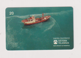 BRASIL - Antarctic Ship Inductive  Phonecard - Brasile