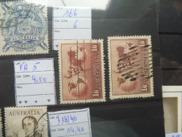 Australie Australia Aereo Pa Poste Aerienne 5 + Couleur Différente Used Oblitéré Gestmpelt Parfait Perfect - Used Stamps