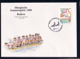 Olympics 1988 - Rowing - Team - SOUTH KOREA - FDC Cover - Summer 1988: Seoul