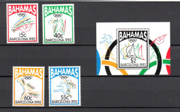 Bahamas 1992 Satz 783/86 + Bl.67 Olympics Schon Postfrisch - Bahamas (1973-...)