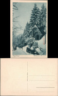 Kipsdorf-Altenberg (Erzgebirge) Winter Im Erzgebirge Station 1928 - Kipsdorf