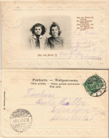 Ansichtskarte  Wilhelm Busch MAX Und MORITZ Serien-AK Nr. I 1901 Prägekarte - Märchen, Sagen & Legenden