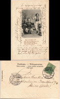 Ansichtskarte  MAX & MORITZ Von Wilhelm-Busch, Lausbuben 1901 Stempel KREUZNACH - Märchen, Sagen & Legenden