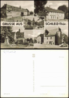Schleiz DDR Mehrbild-AK Mit Historische Münze, Kreisratsgebäude Am Ehrenmal 1974 - Schleiz