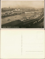 Altona-Hamburg Monteschiff An Der Überseebrücke, Hafen & Schiffe 1930 - Altona
