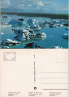 Island  Iceland Breiðamerkursandur Sydøst Eisblöcke Fluss Jökulsá  1970 - Iceland