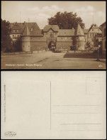 Ansichtskarte Friedberg (Hessen) Straßenpartie Burgtor-Eingang 1928 - Friedberg