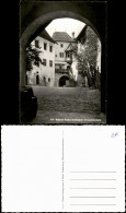 Postcard Vaduz Schloss Vaduz (Castle) Schlosshof 1960 - Liechtenstein