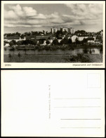 Ansichtskarte Gießen Schwanenteich Und Hochhäuser 1953 - Giessen