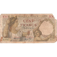 France, 100 Francs, Sully, 1940, O.17702, AB, Fayette:26.43, KM:94 - 100 F 1939-1942 ''Sully''