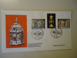 CYPRUS  FDC  1982 MUSEUM - Lettres & Documents